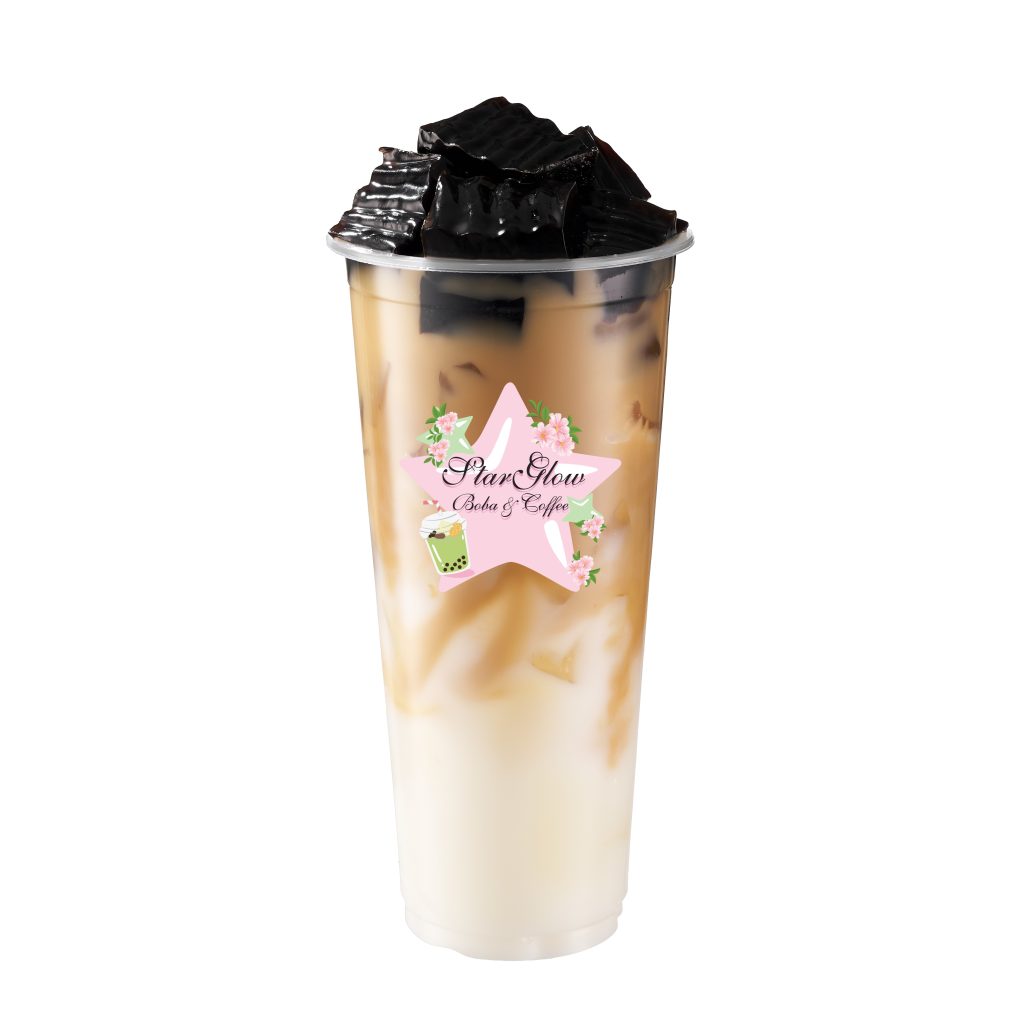 Coconut Coffee / with Grass Jelly