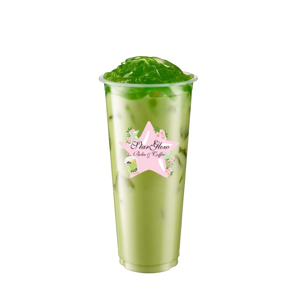 Green Thai Milk Tea / with Green Thai Jelly