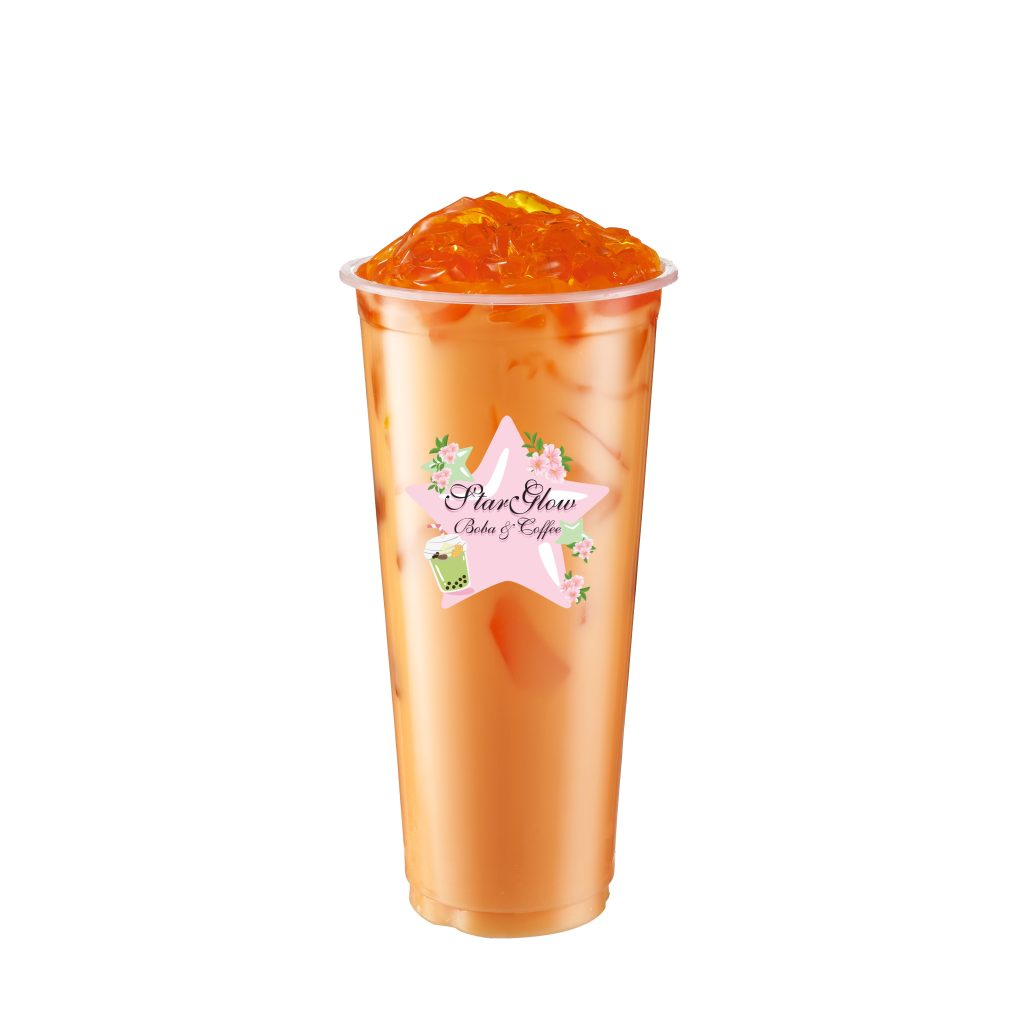 Red Thai Milk Tea / with Red Thai Jelly