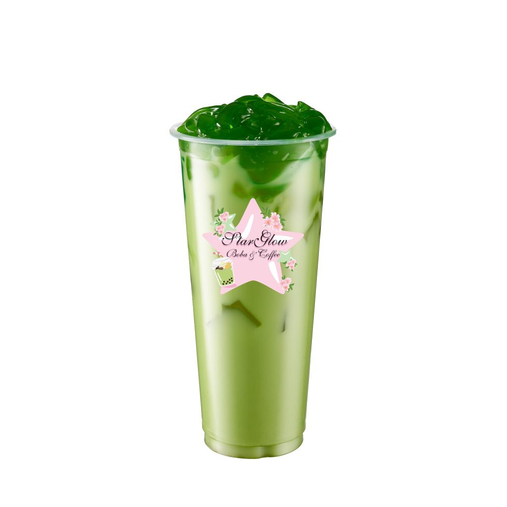 Pandan Milk Tea / with Pandan Jelly